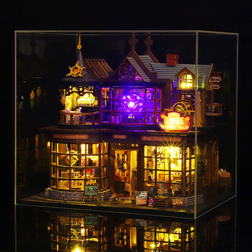 Kit Casa De Muñecas De Madera En Miniatura Bricolaje Adulto