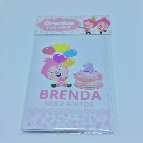 10 Souvenirs Plim Plim Mini Libritos Para Colorear