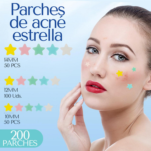 1216pz Parches Figuras Cuidado Facial Elimina Acné Espinilla Momento De Aplicación Día/noche Tipo De Piel Todo Tipo De Piel