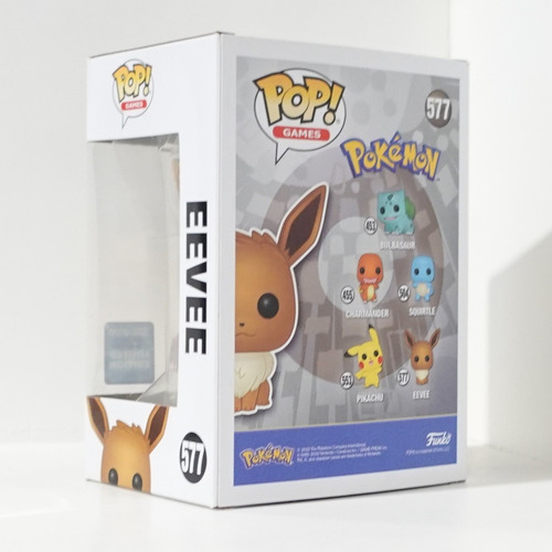 Funko Pop! Games: Pokemon - Eevee 577 Flocked Exclusivo (Usado)