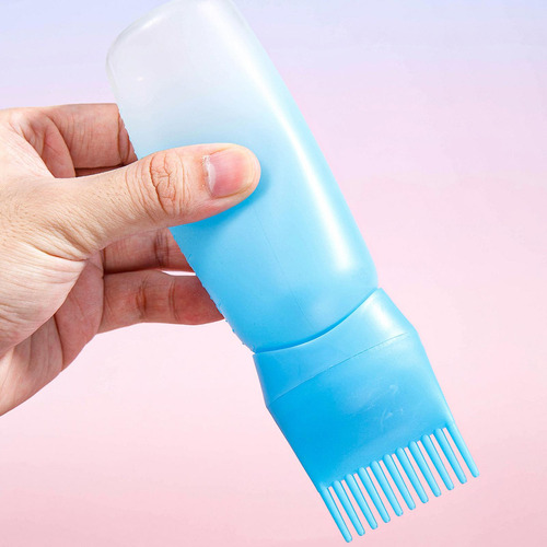 Botella Dispensadora De Tinte Para El Cabello, Tinte Rosa