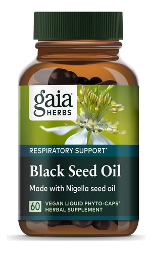 Aceite De Semilla Negra Gaia Herbs 60 Fitocápsulas