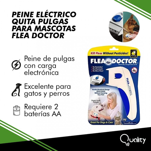 Peine Fino Cepillo Antipulgas Y Garrapatas P/ Perros Y Gatos
