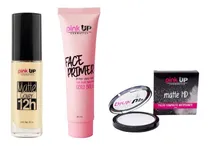 Comprar Maquillaje Matte Cover + Primer + Polvo  Matificante Pink Up