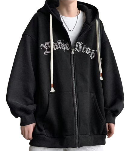 Sudadera Hombre Con Capucha De Calidad Con Cierre Hoodie