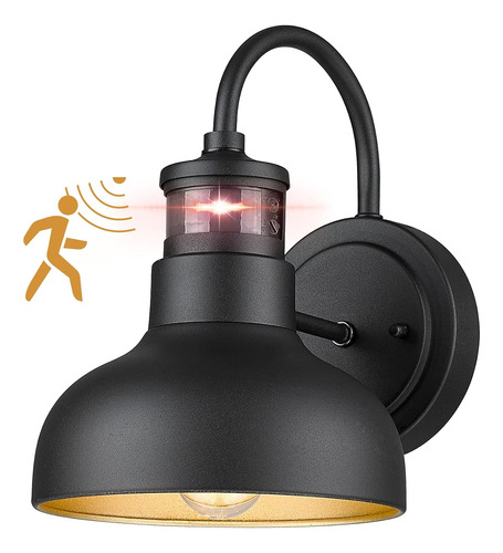 Aplique De Pared Exterior Con Sensor De Movimiento Ip65