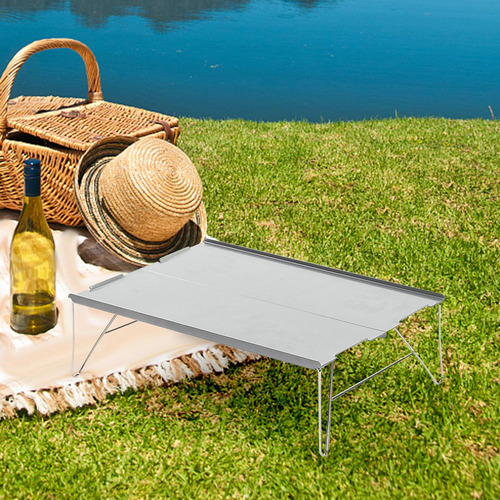Mesa De Camping, Mini Mesa Con Bandeja De Desayuno *