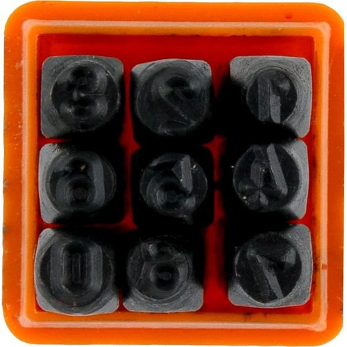 Número para marcar Starfer, 10 mm, 9 unidades, número grabado