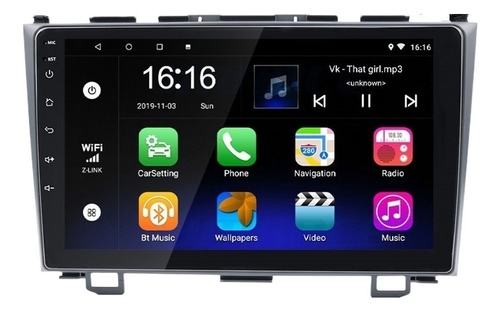 Estereo Honda Crv 07-12 Android Carplay Gps Y Camara P