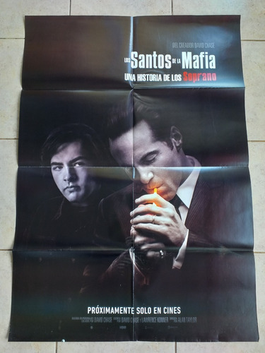 Poster Afiche Cine - Los Santos De La Mafia *