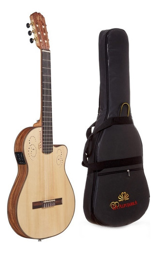 Guitarra Electroclasica Alpujarra 300kink Con Funda - Oddity