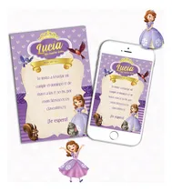 Comprar Invitación Digital Princesa Sofia Personalizada Virtual
