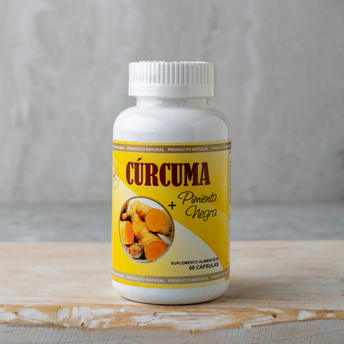 Cúrcuma + Pimienta 60x2 Cáp Antioxidante Y Antiinflamatorias
