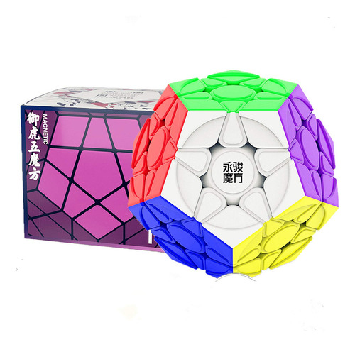 Cubo Rubik Yj Yuhu V2 Megaminx Magnético 3x3 Sin Etiquetas