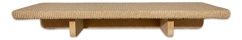 Rascador Para Gatos De Pared Tapizado. Combo Arya Color Beige