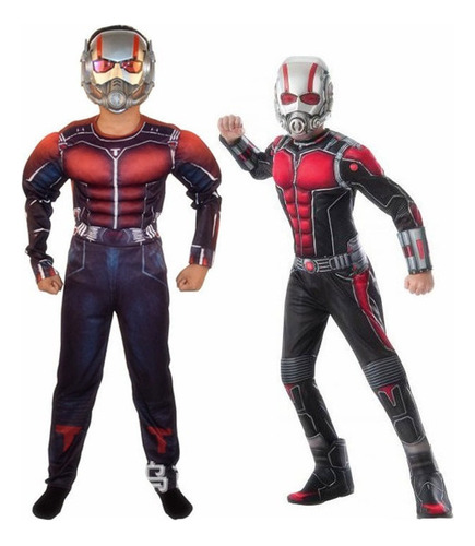 Máscara De Disfraz De Ant-man De Superhéroe De Marvel Niños A