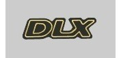 Emblema  Adesivo Resinado Dlx Ouro S10 E Blazer Ate 2000