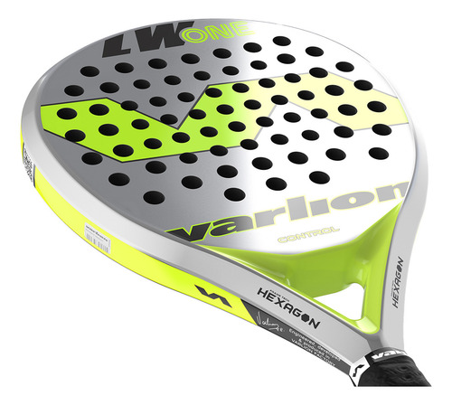 Paleta Padel Varlion Lw Carbono Eva Fibra Vidrio Redonda
