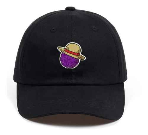 Gorra One Piece Sombrero De Paja Goma Goma Luffy Minimalista