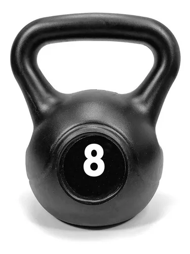 Pesa Rusa Kettlebell Pvc 8kg Entrenamiento Funcional Fitness