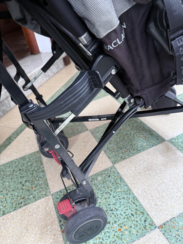 Cochecito Maclaren Para Bebes Negro Negro (Usado)