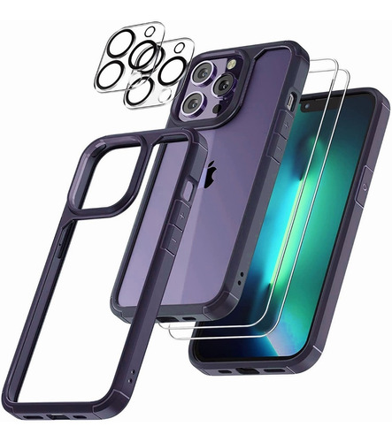 Funda Case Para iPhone 14 Pro Max Plus + Mica Protectoras