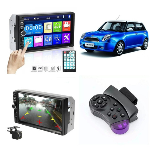 Imagen 1 de 5 de Radio Multimedia Pantalla 7 Kit Para Lifan 320 C/cámara
