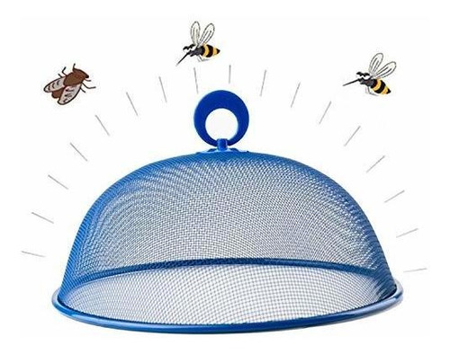 Ajiada Metal Mesh Food Cover, 13.8 Inch Diameter Dome Picnic