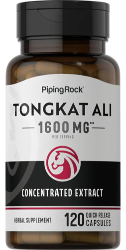 Tongkat Ali Longjack 1600mg 120 Capsulas Usa Sabor Sem Sabor