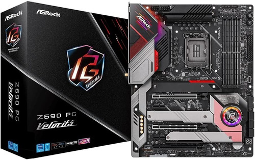 Motherboard Asrock Z690 Pg Velocita/intel 12/lga 1567/ddr4