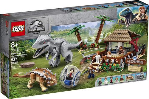 Lego Jurassic World Indominus Rex Vs Ankylosaurus 537 Piezas Cantidad De Piezas 537