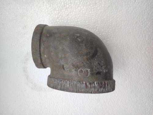 Codo Reducido Galvanizado Reforzado De 3 X 2 Pulgadas (Usado)