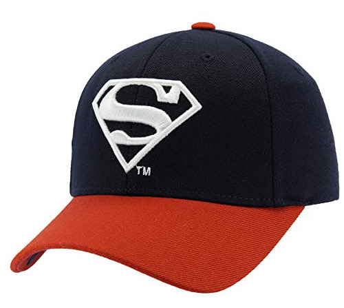 Superman Logo Flexfit Stretch-fit Fitted Baseball Cap 8h9fz