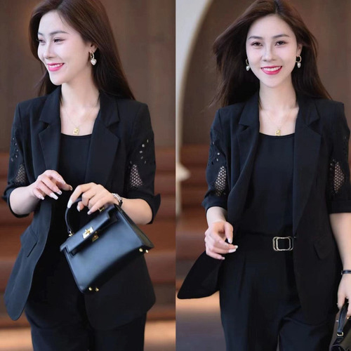 Elegante Conjunto De Traje De 3 Piezas Para Mujer