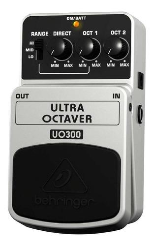 Pedal de efeito Behringer Ultra Octaver UO300  cinza