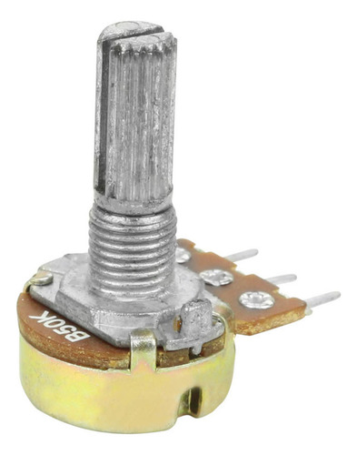 10x Potenciômetro Linear 50kb L20 16mm Porca E Arruela 50k
