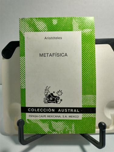 Metafísica-aristóteles -espasa-calpe Mexicana