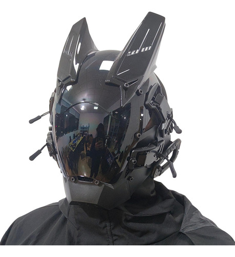 Cyberpunk Helmet Braids Punk Mask Style D