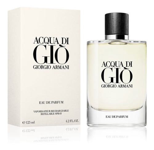 Perfume Hombre Armani Acqua Di Gio Refillable Edp 125 Ml