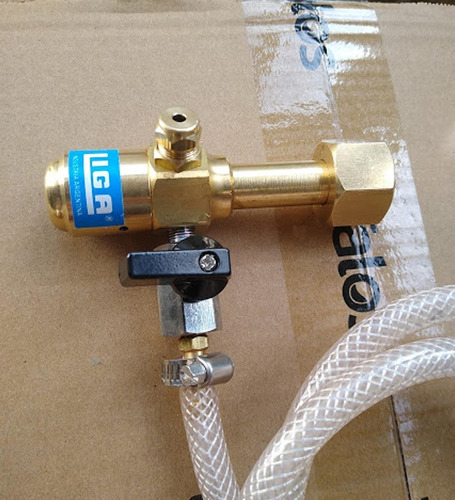 Válvula Autoreguladora Para Tubo Co2 Con Llave Ideal Chopera