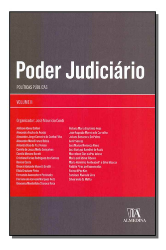 Libro Poder Judiciario: Politicas Publicas Vol 02 De Conti J