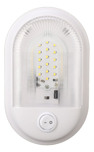 Domo De Techo Rv De 720 Lm, Led Único Para Remolque De 10 A