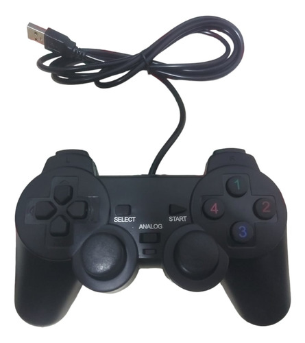 Controle Joystick Analogico Compativel Ps2 Manete Vibratorio