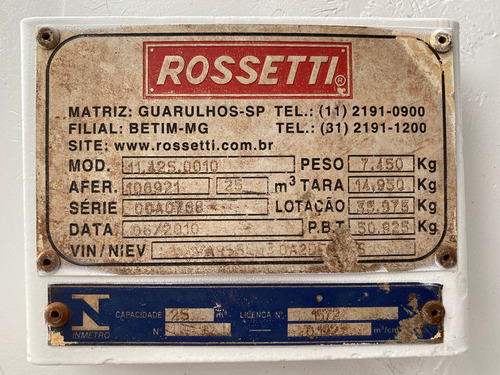 Carreta Basculante - Rossetti - Levtec 2010