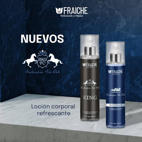 Fraiche Polo King O Winner: Perfume, Body, Vela, Desodorante
