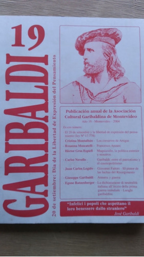 Revista Garibaldi Nº19 / Asoc. Garibaldina De Montevideo