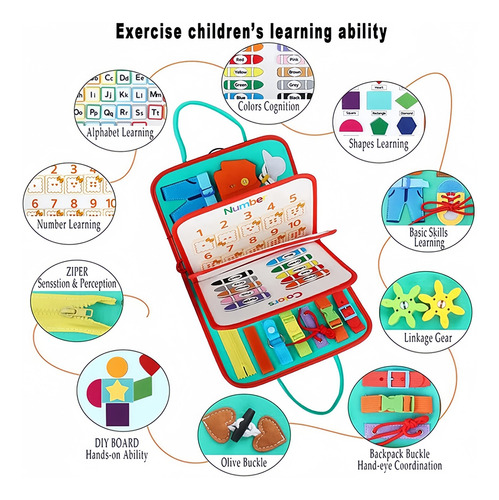 Libros De Juguetes Sensoriales Montessori Para Educación Tem