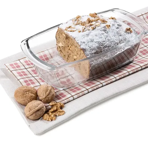 Budinera Molde Rectangular Pan Vidrio Templado Marinex 1,5lt