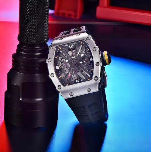 Reloj ejecutivo Pagani Design PD1738 color Negro para hombre
