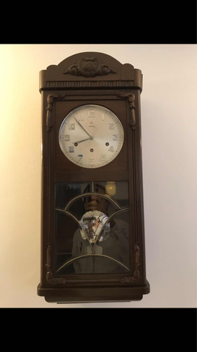 Reloj De Pared Junghans Alemán Chocolate Chocolate (Usado)